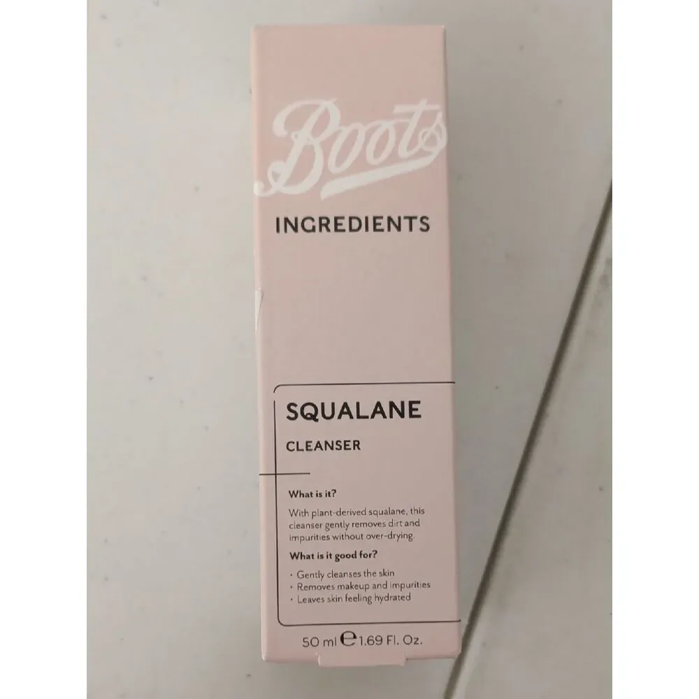 Boots Squalane Cleanser - Light Pink Packaging